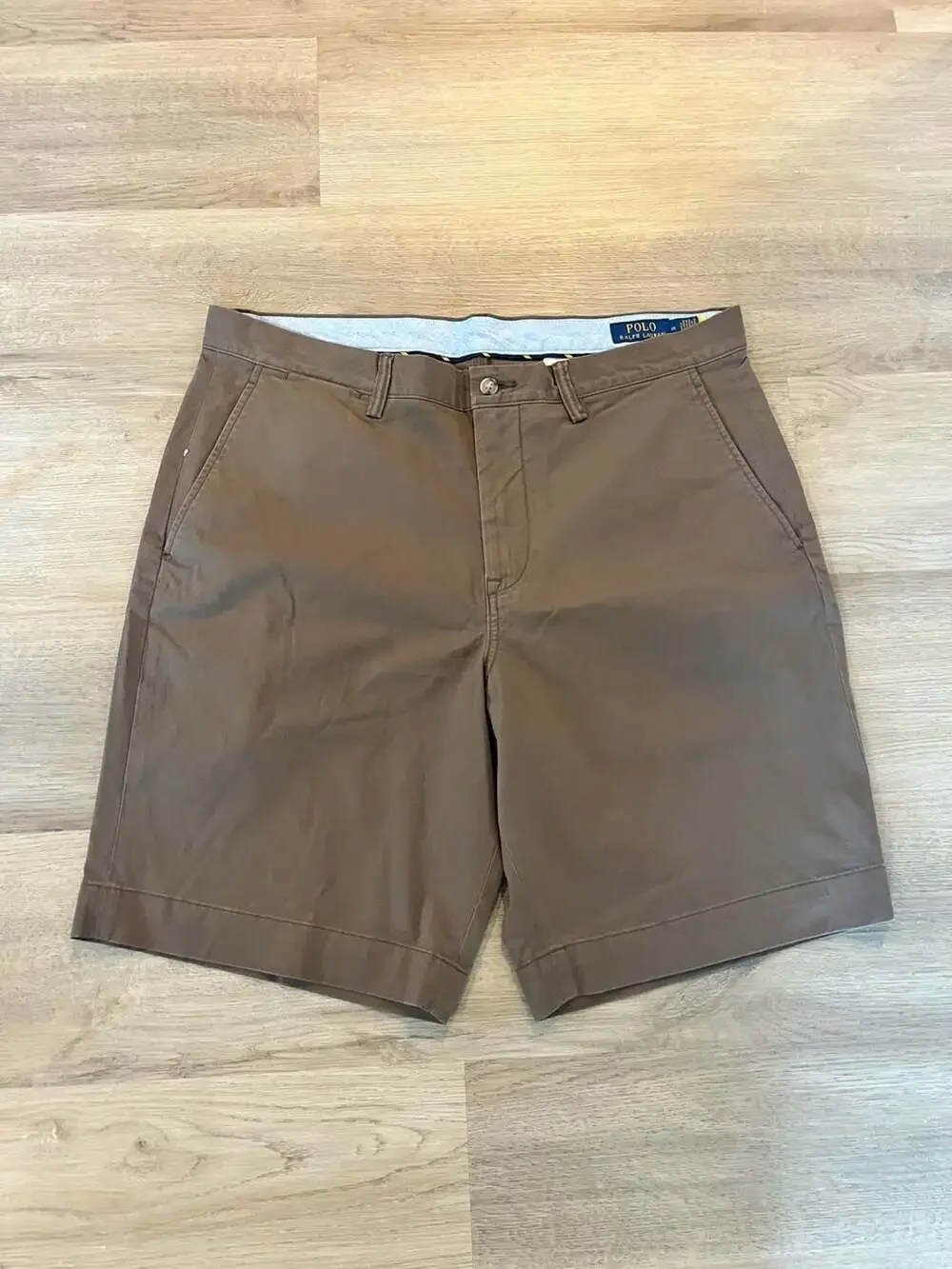 Polo Ralph Lauren, Bedford Stretch Classic Fit 9”Chino Shorts,Chocolate Brown,35